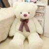 Fluffy White “Love You” Teddy Bear