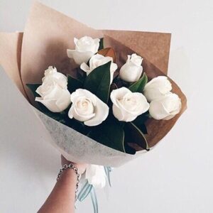 White Roses Bouquet